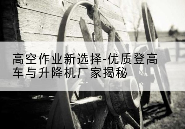 射洪登高车厂家-高空作业新选择-优质登高车与升降机厂家揭秘